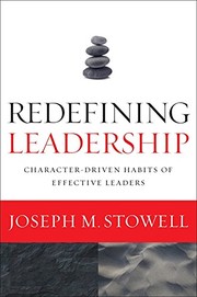 Cover of Redefining Leadership by Joseph M. Stowell
