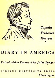 Cover of A diary in America by Frederick Marryat