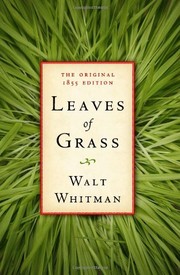 Front cover of Leaves of Grass by Walt Whitman