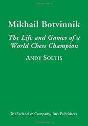 Cover of Mikhail Botvinnik by Andy Soltis
