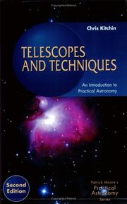 Cover of Telescopes and techniques by C. R. Kitchin