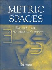 Cover of Metric spaces by Satish Shirali