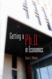 Cover of Getting a PhD in Economics by Stuart J. Hillmon