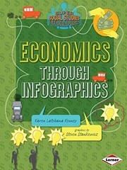 Cover of Economics through Infographics by Karen Latchana Kenney