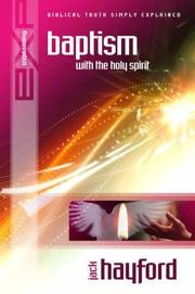 Front cover of Explaining the Baptism with the Holy Spirit by David Pawson