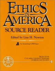 Cover of Ethics in America by Lisa H. Newton