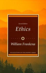 Cover of Ethics by William K. Frankena