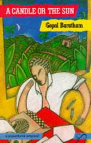 Front cover of A candle or the sun by Gopal Baratham