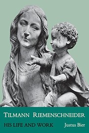 Cover of Tilmann Riemenschneider by Justus Bier