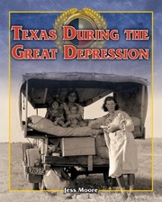 Cover of Texas During the Great Depression by Jess Moore