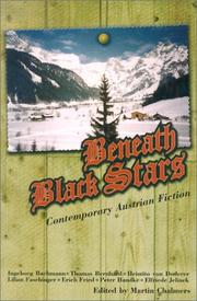 Front cover of Beneath black stars by Martin Chalmers