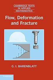 Front cover of Flow, Deformation and Fracture by Grigory Isaakovich Barenblatt