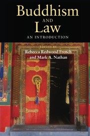 Front cover of Buddhism and Law by Rebecca Redwood French