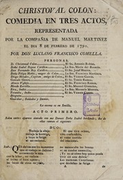 Cover of Christoval Colon by Luciano Francisco Comella