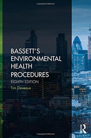 Front cover of Bassett's Environmental Health Procedures by W.H. Bassett