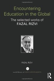 Front cover of Encountering Education in the Global by Fazal Rizvi