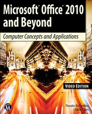Front cover of Microsoft Office 2010 and Beyond, Video by Theodor Richardson
