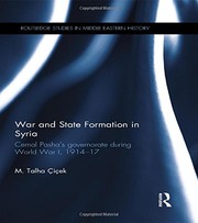 Front cover of War and State Formation in Syria by M. Talha Çiçek