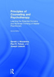 Front cover of Principles of Counseling and Psychotherapy by Gerald J. Mozdzierz