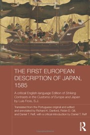 Front cover of The First European Description of Japan, 1585 by Luís Fróis