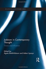 Front cover of Judaism in Contemporary Thought by Agata Bielik-Robson