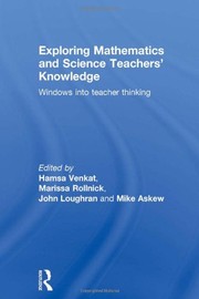 Cover of Exploring Mathematics and Science Teachers' Knowledge by Mike Askew