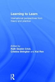 Cover of Learning to Learn by Ruth Deakin Crick