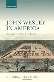 Front cover of John Wesley in America by Geordan Hammond