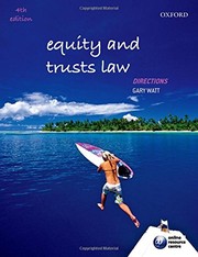 Front cover of Equity and Trusts Law Directions by Gary Watt