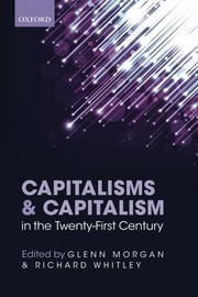 Cover of Capitalisms and Capitalism in the Twenty-First Century by Glenn Morgan