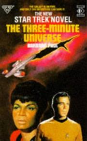 Front cover of Star Trek - The Three-Minute Universe by Barbara Paul