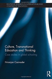 Front cover of Culture, Transnational Education and Thinking by Niranjan Casinader