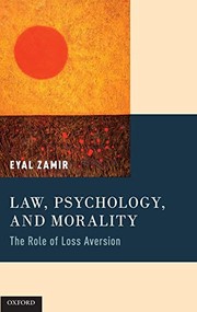 Front cover of Law, Psychology, and Morality by Eyal Zamir