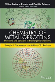 Front cover of Chemistry of Metalloproteins by Joseph J. Stephanos