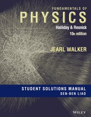 Front cover of Student Solutions Manual for Fundamentals of Physics, Tenth Edition by David Halliday