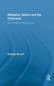 Front cover of Metaphor, nation and the holocaust by Andreas Musolff