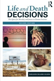 Cover of Life and Death Decisions by Sheldon Ekland-Olson