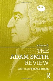 Cover of The Adam Smith Review Volume 8 by Fonna Forman