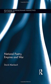 Cover of National Poetry, Empires and War by David Aberbach