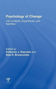 Front cover of Psychology of Change by Nyla R. Branscombe