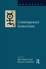 Front cover of Contemporary esotericism by Egil Asprem