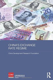Cover of China's Exchange Rate Regime by China Development Research Foundation