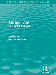Cover of Mutual aid universities by Eric C. Midwinter