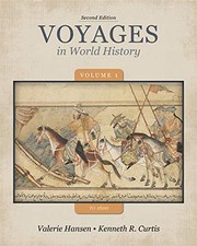 Front cover of Voyages in World History, Volume 1 to 1600 by Valerie Hansen