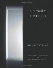Cover of Addio alla verità by Gianni Vattimo