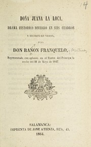 Front cover of Doña Juana la Loca by Ramón Franquelo
