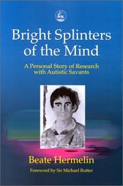 Front cover of Bright Splinters of the Mind by Beate Hermelin