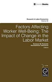 Cover of Factors Affecting Worker Well-Being by Solomon W. Polachek