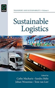 Cover of Sustainable Logistics by Cathy Macharis
