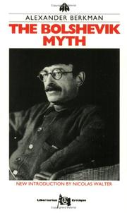 Front cover of The Bolshevik Myth (Diary 1920–1922) by Alexander Berkman